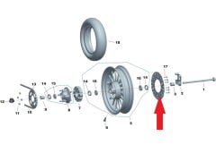 Daytona 250 Arka Disk Aynası