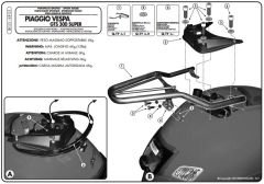 GIVI SR131 PIAGGIO VESPA GTS 125-300 SUPER (08-22) ARKA ÇANTA TAŞIYICI