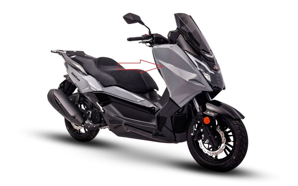 Max 125 Ön Far Yan Grenaj Nardo Gri Sağ