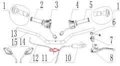 SPN 125 Debriyaj Teli