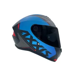 axxıs draken s gear E7 matt blue + black visor