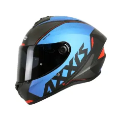 axxıs draken s gear E7 matt blue + black visor
