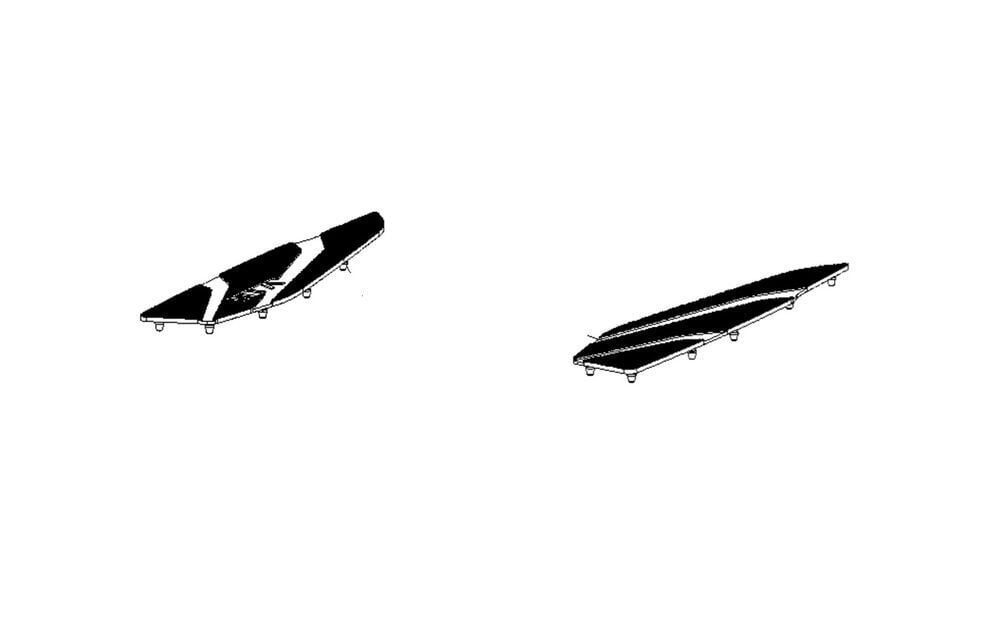 Max 125 Ayak Basamak Üst Plastikleri Takım