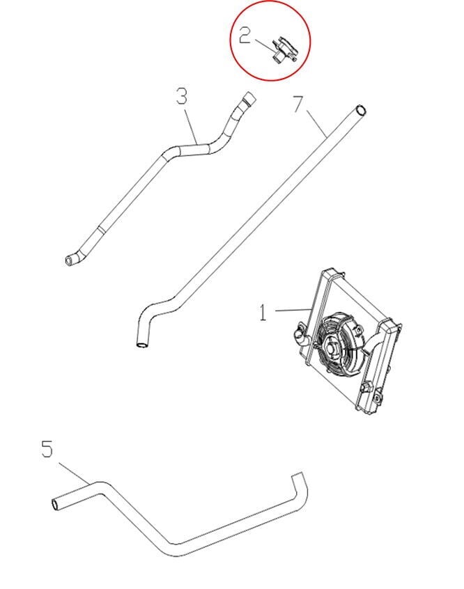 Xsuv 250 Radyatör Su Ekleme Kapağı