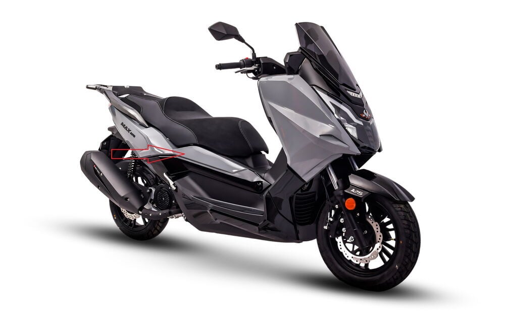 Max 125 İç Yan Kapak Üst Grenaj Nardo Gri Sağ