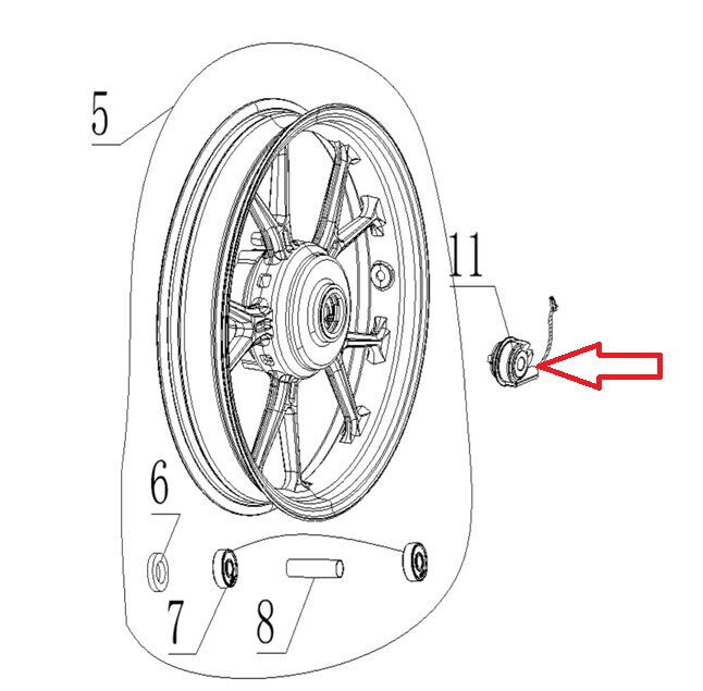 SPN 125 Kilometre Okuyucusu