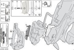 GIVI SR6401 TRIUMPH TIGER 800 - 800XC (11-19) ARKA ÇANTA TAŞIYICI