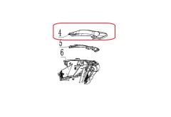 Max 125 Stop Üst Kapak Nardo Gri