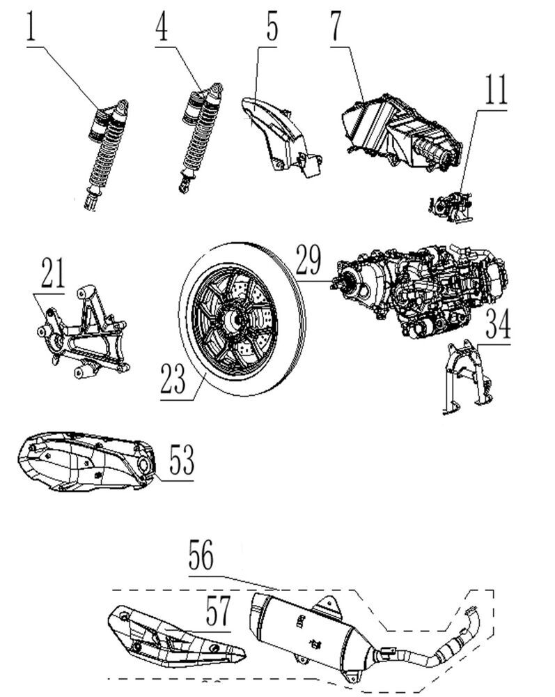 Xsuv 250 Arka Disk