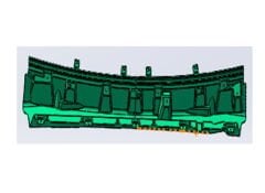 M1 Ön Cam Alt Plastik Havuz