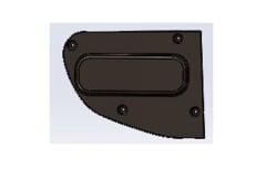 M1 Sis Lambası Çerçevesi Kapağı Sol