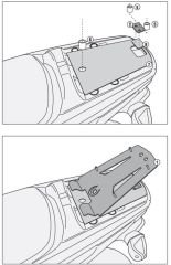 GIVI SR2102 YAMAHA XENTER 125-150 (12-20) ARKA ÇANTA TAŞIYICI