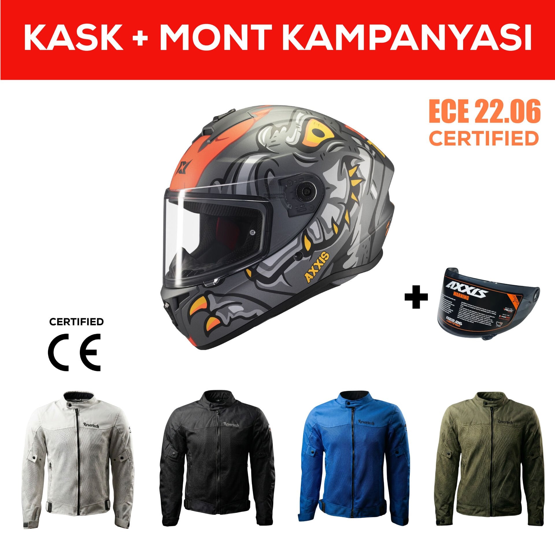 Draken S Dinatoon B5 / Mat Kırmızı Full Face Motosiklet Kaskı - İntercom Uyumlu, DOT VE ECE 22.06