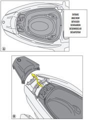 GIVI SR2120 YAMAHA TRICITY 125-155 (14-24) ARKA ÇANTA TAŞIYICI