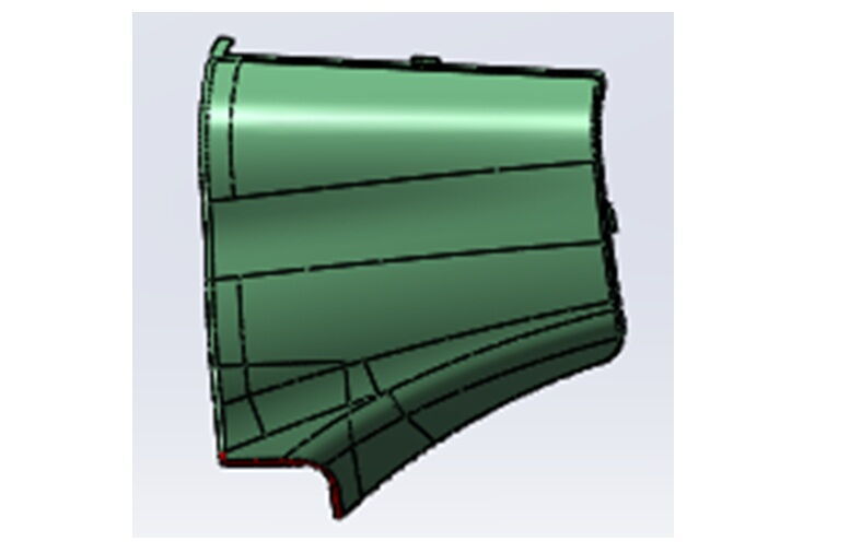M1 Kapı İç Kilit Mekanizma Kapağı Sol