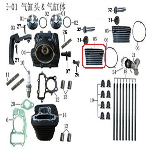 Daytona 250 V Silindir Dekoratif Kapak Sol