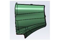 M1 Kapı İç Kilit Mekanizma Kapağı Sağ