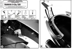 GIVI SR361 YAMAHA X-CITY 125-250 (07-16) ARKA ÇANTA TAŞIYICI