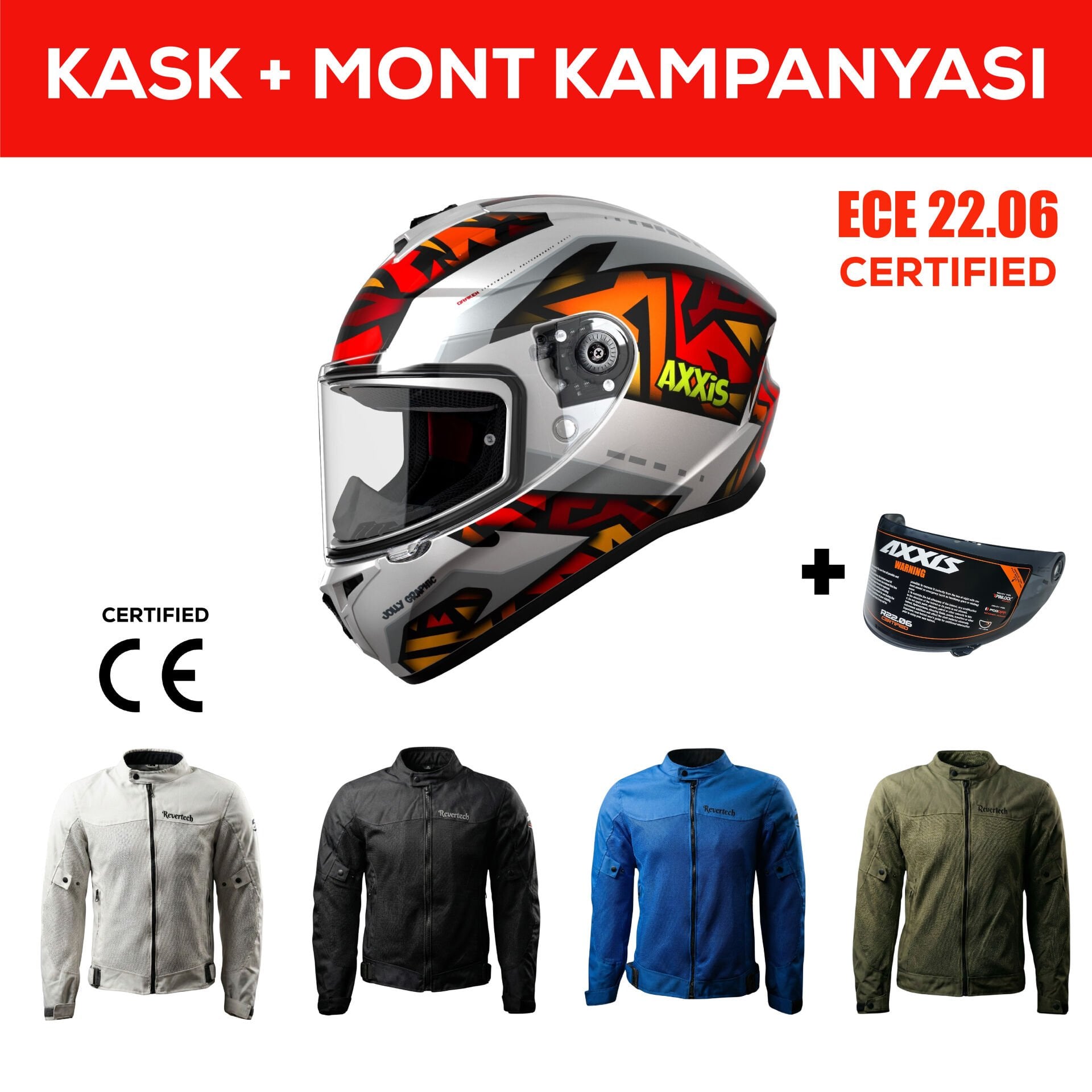 Draken S Jolly C12/ Mat Gri Full Face Motosiklet Kaskı - İntercom Uyumlu, DOT VE ECE 22.06